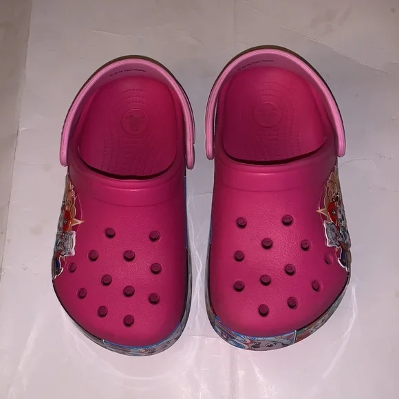 Crocs Paw Patrol Classic Band Clogs / Sandals Shoes Sz 1 - Picture 5 of 14